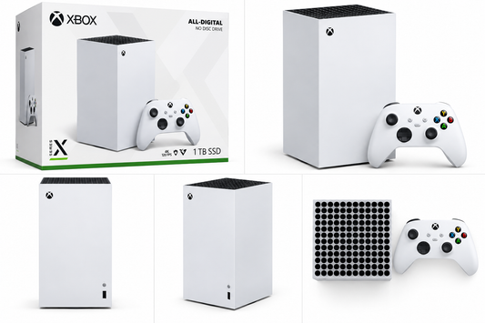 Microsoft Xbox Series X All-Digital 1TB w kolorze białym