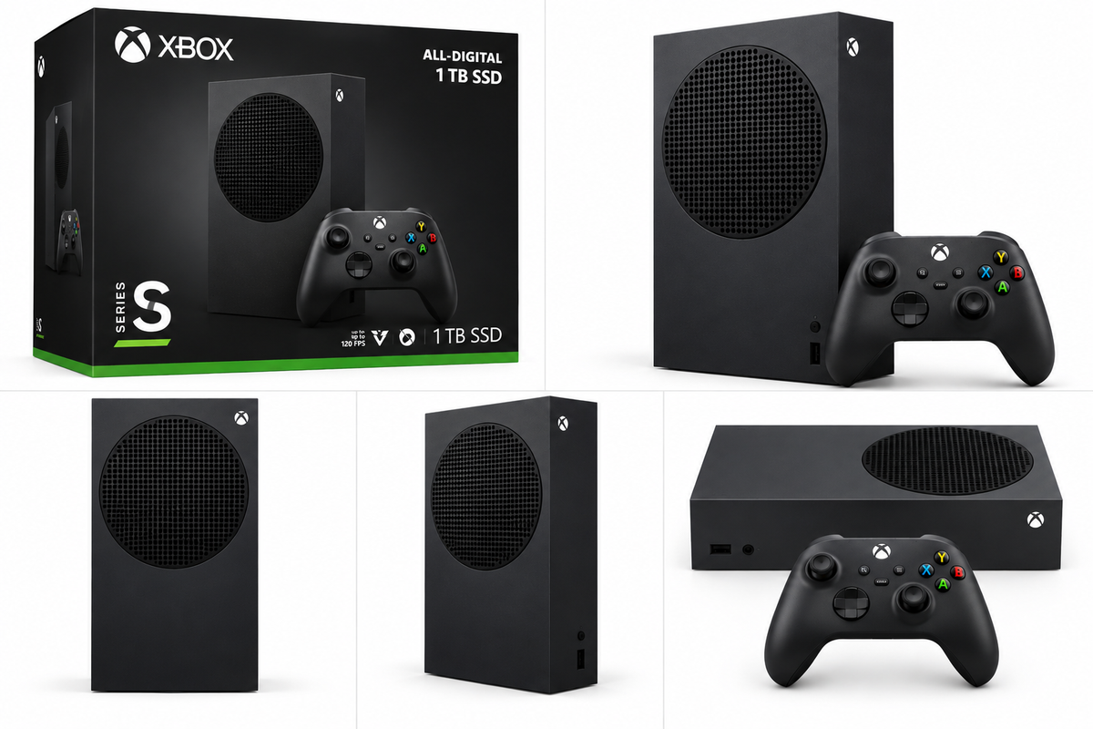 Microsoft Xbox Series S 1TB All-Digital w kolorze czarnym