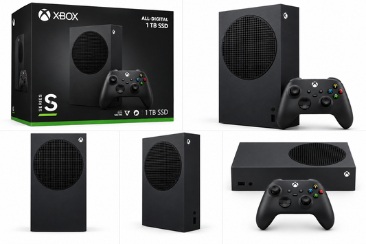Microsoft Xbox Series S 1TB All-Digital w kolorze czarnym